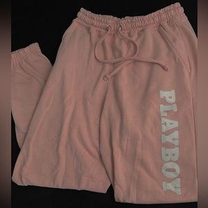 Playboy x Missguided Pink Sweats